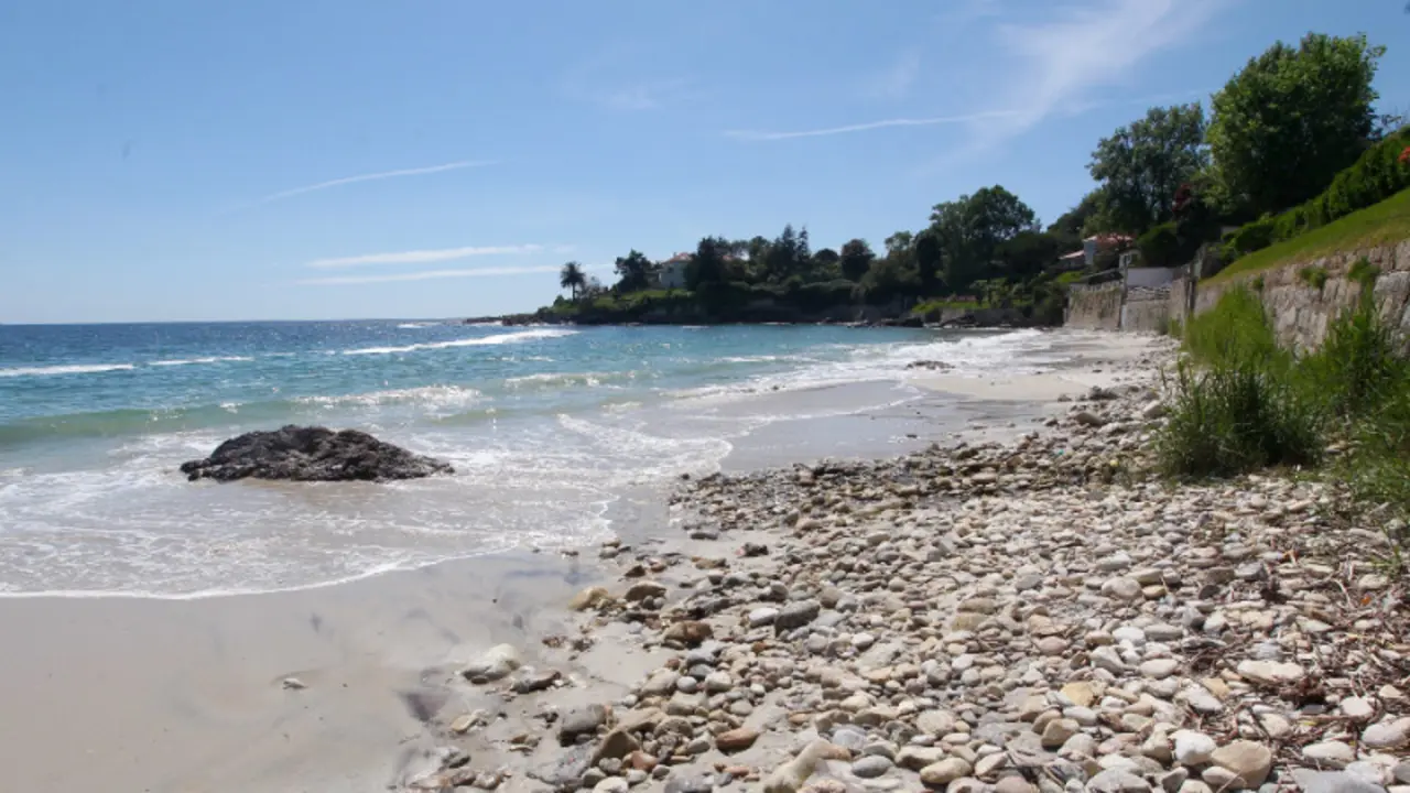 Playa de Nanín, en Sanxenxo. RAFA FARIÑA