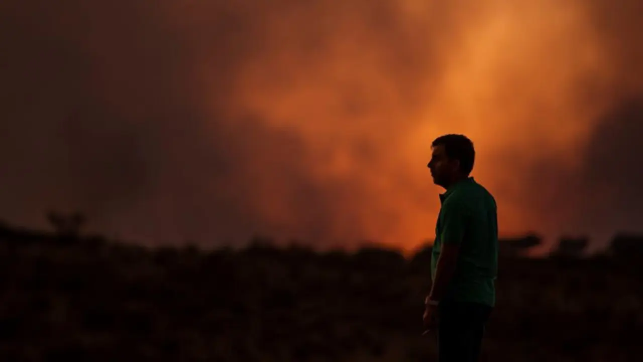 O lume en Almonaster. EFE