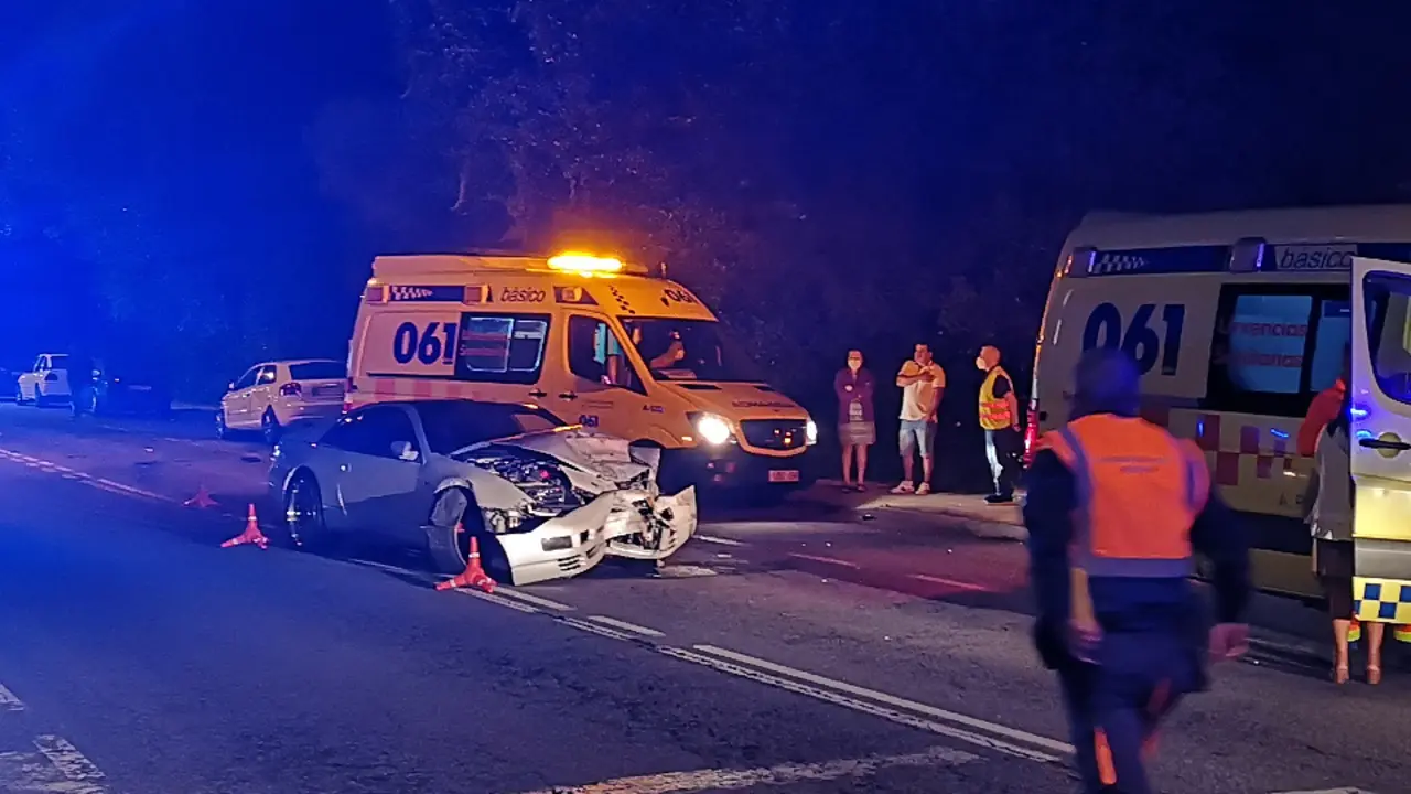 El Nissan que provocó el accidente de Portas. CEDIDA