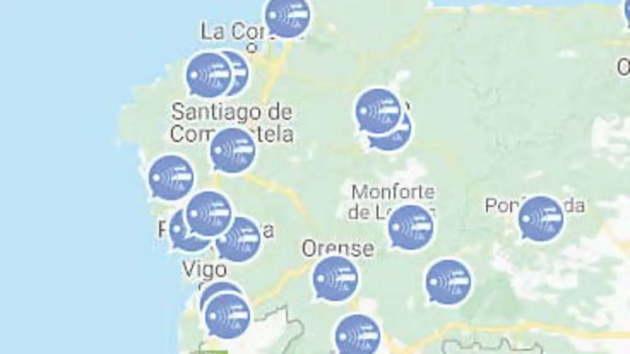 Ubicación de los veloláser notificados por automovilistas que fueron multados. SOCIALDRIVE