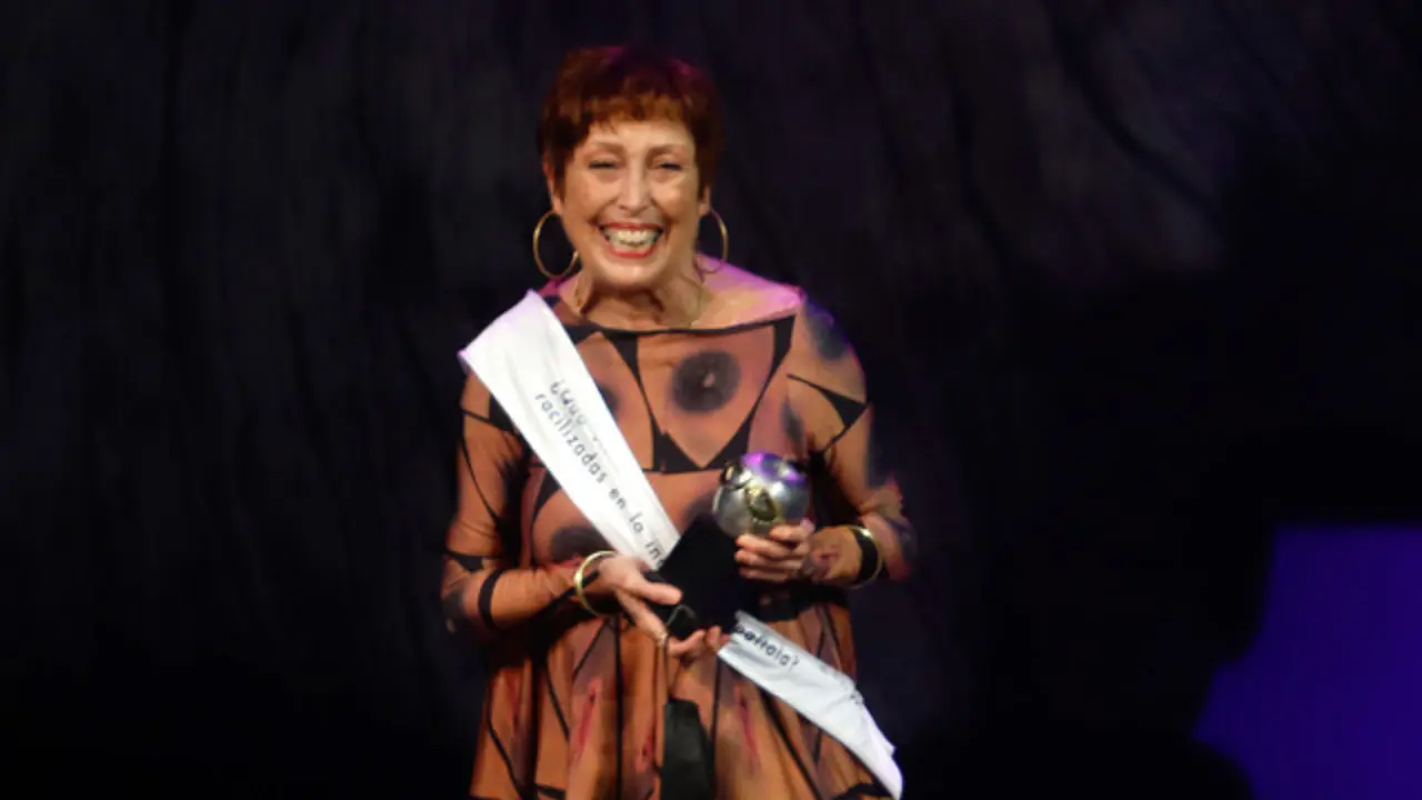 Verónica Forqué, en la gala. EFE