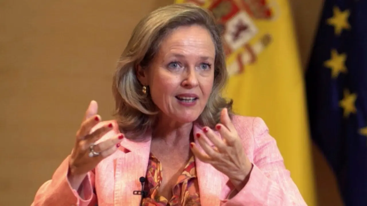A vicepresidenta terceira e ministra de Asuntos Económicos e Transformación Dixital, Nadia Calviño. EFE