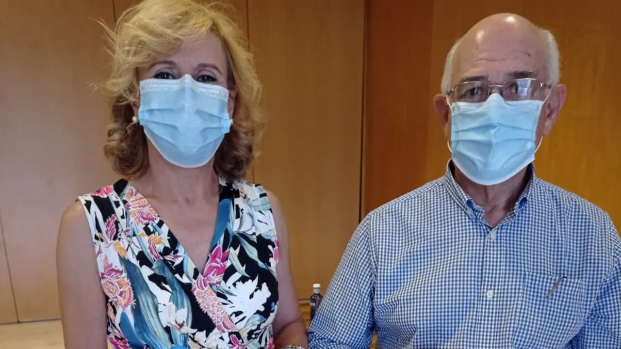 María Méndez y Arturo Maneiro, este viernes. CEDIDA