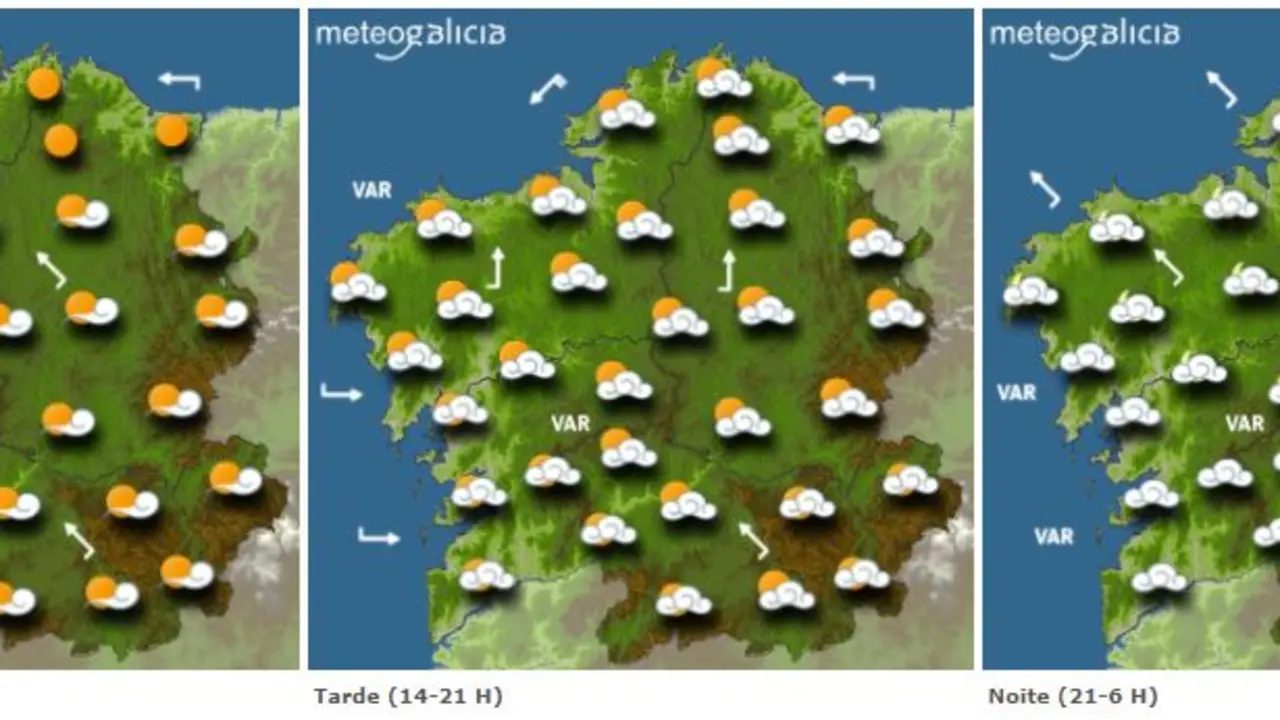 Previsión para este domingo. METEOGALICIA