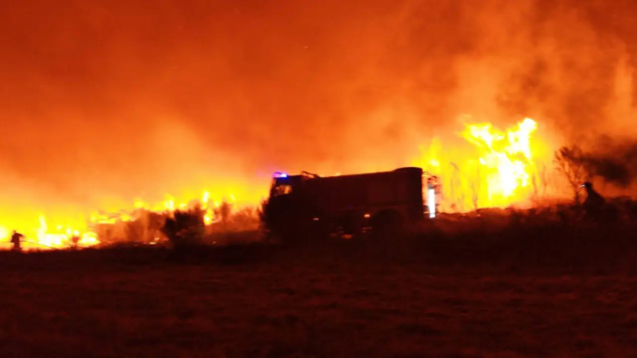 Incendio de Cualedro. @BrifLaza