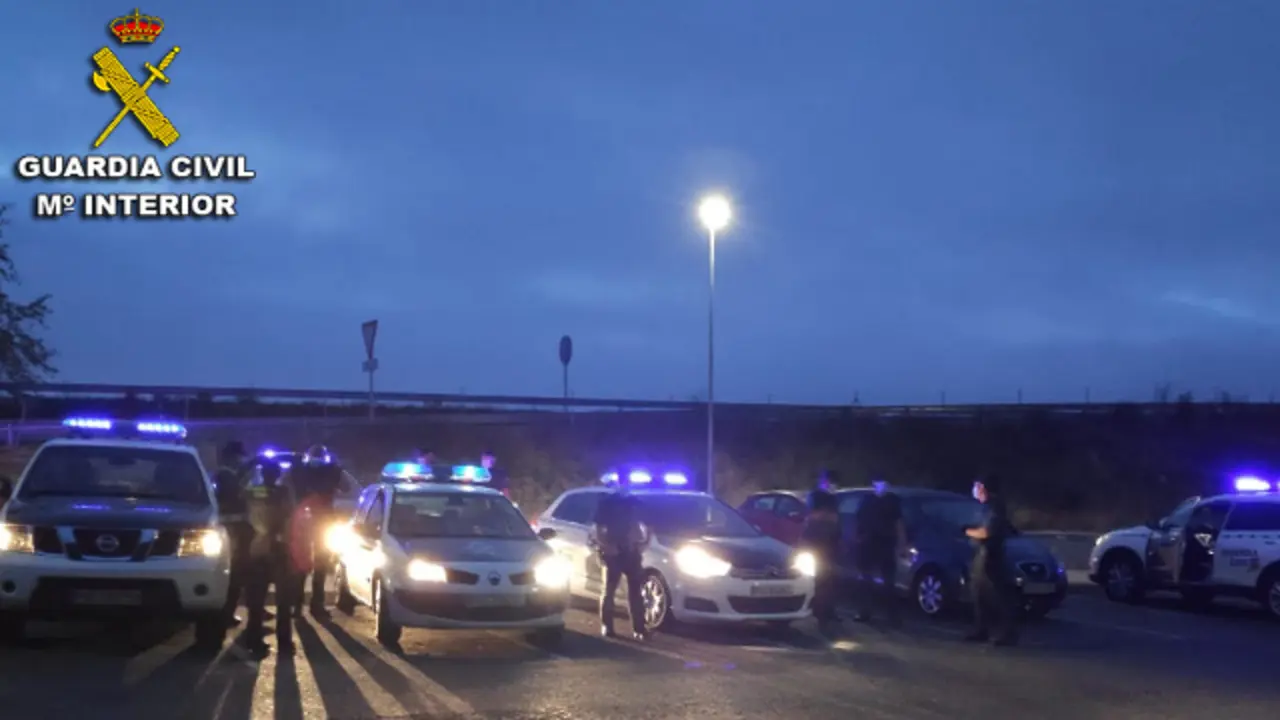 La actuación de la Guardia Civil en Cangas