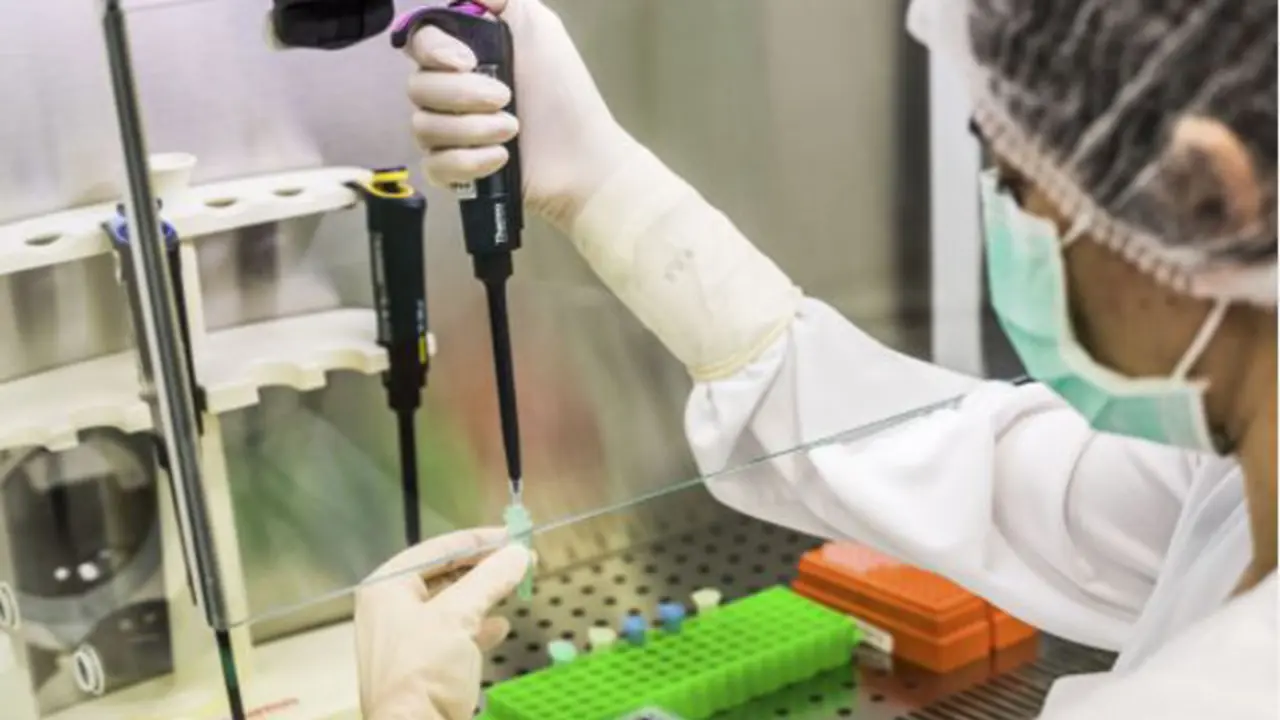 Unha imaxe dun dos laboratorios de Biofabri. BIOFABRI