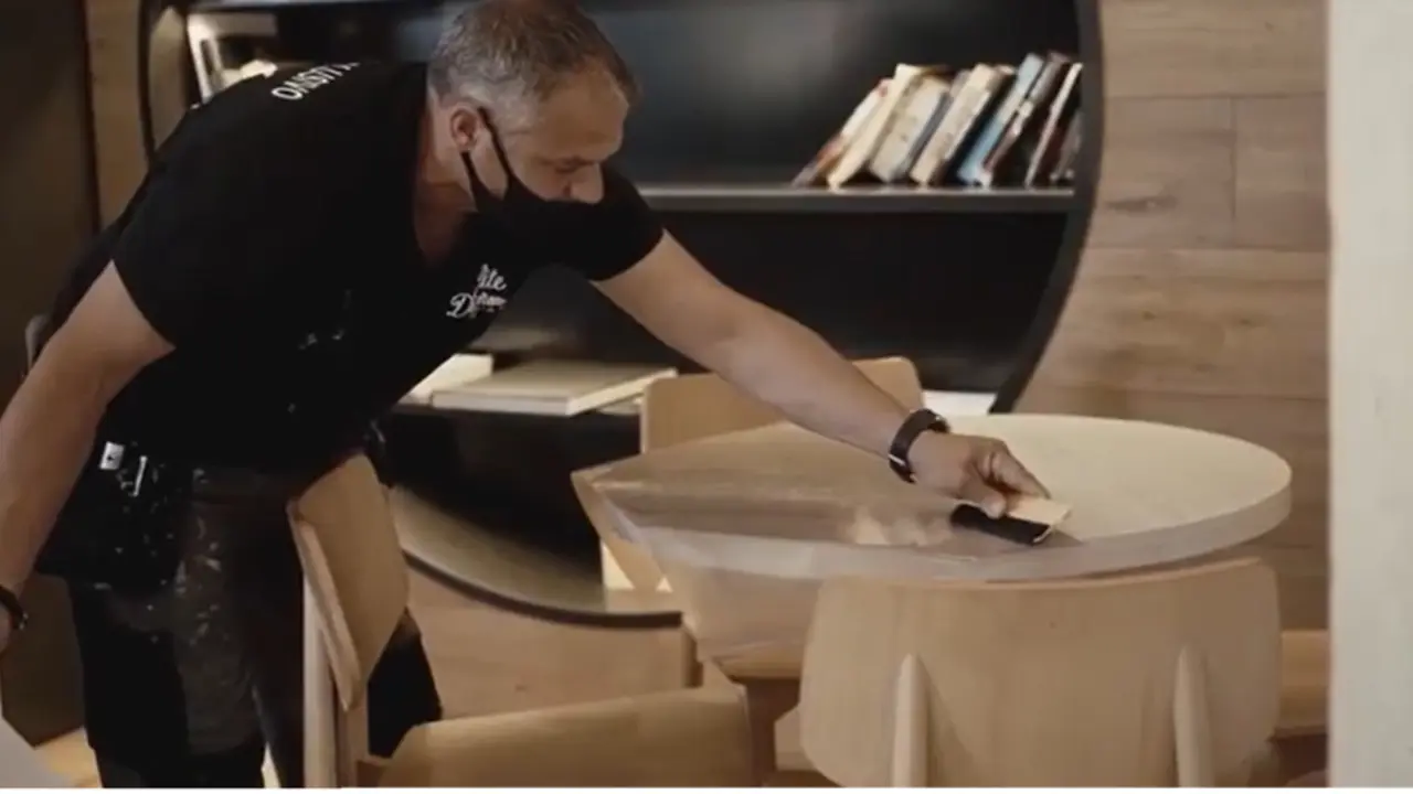 Instalación del producto que elimina el Covid de las superficies en menos de media hora. EP