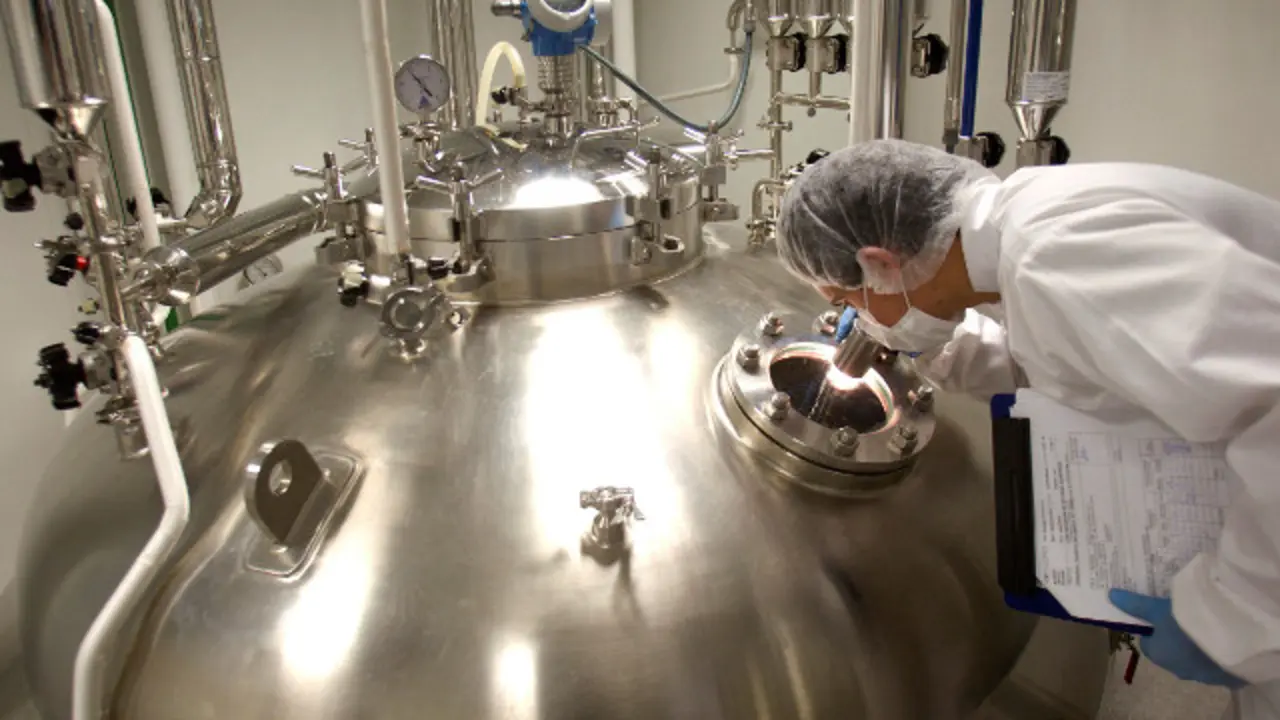 Vista do departamento de produción de Biofabri, do grupo Zendal. SALVADOR SAS (EFE)