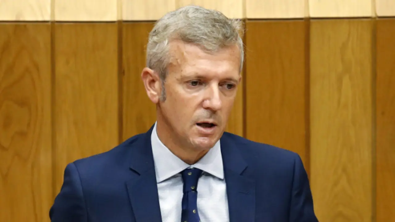 Alfonso Rueda, este miércoles. EFE