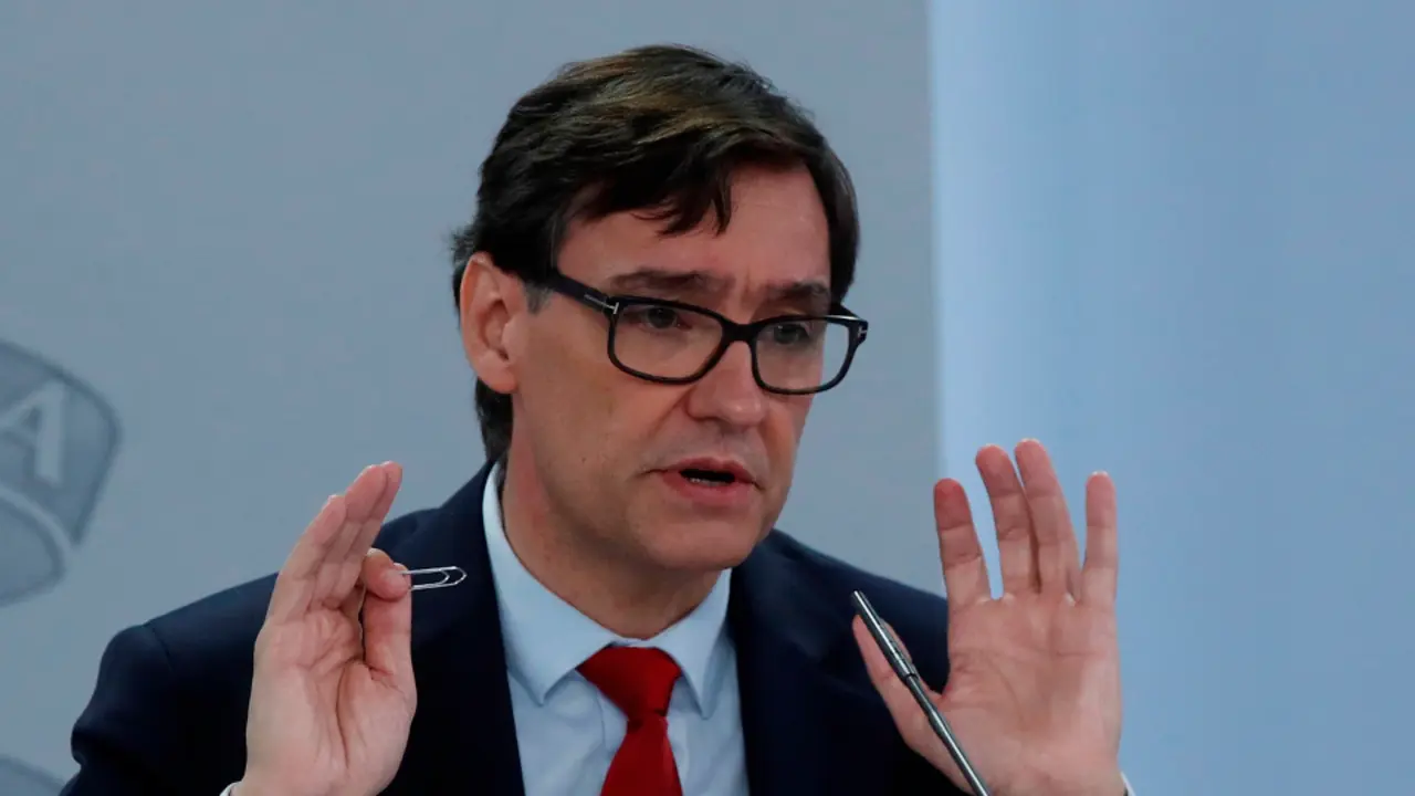 O ministro de Sanidade, Salvador Illa. CARLOS HIDALGO (EFE)