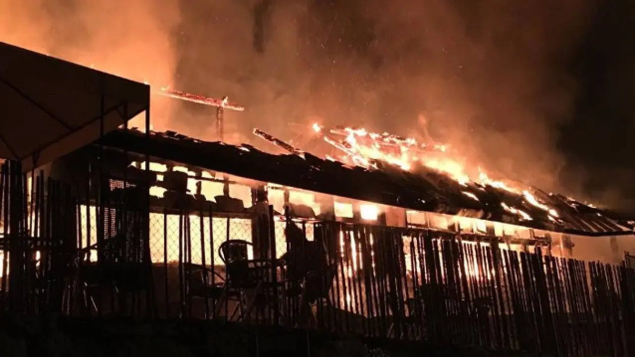 El incendio de A Chavasqueira. ARCHIVO