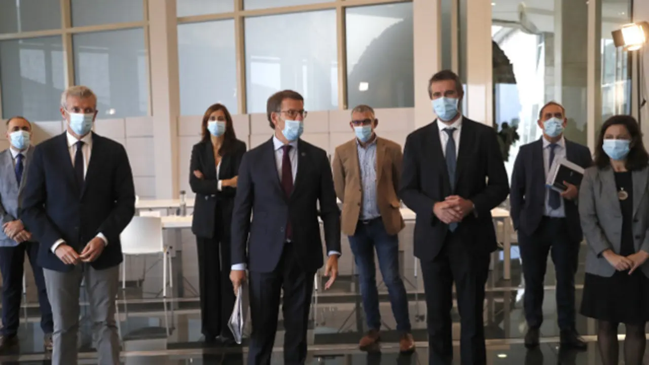 Reunión entre Feijóo y Varela. XOÁN REY