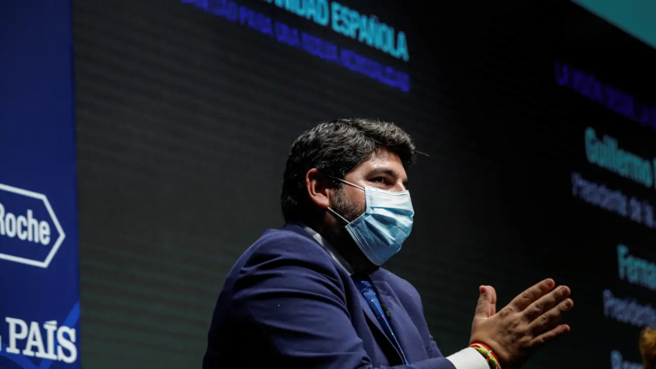 Fernando López Miras durante un acto. EMILIO NARANJO (EFE)