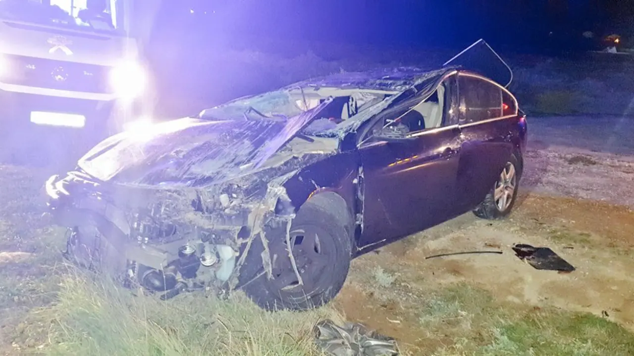 Estado del coche siniestrado. EMERXENCIAS CAMBADOS