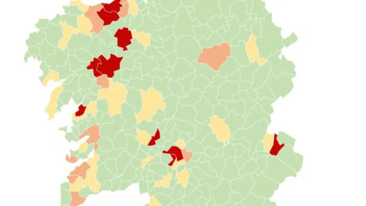 El 'sem&aacute;foro' del covid-19, este s&aacute;bado
