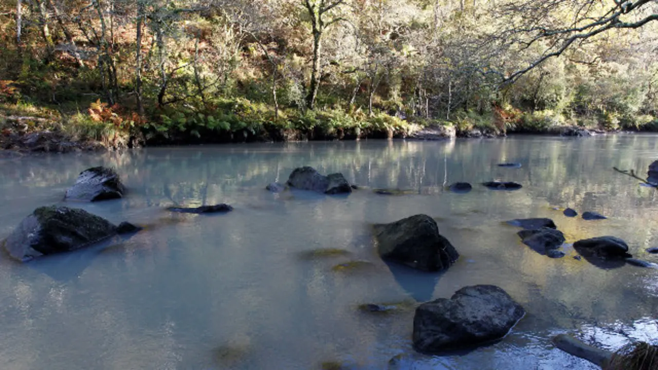Aspecto que presenta o río Eume. KIKO DELGADO (Efe)