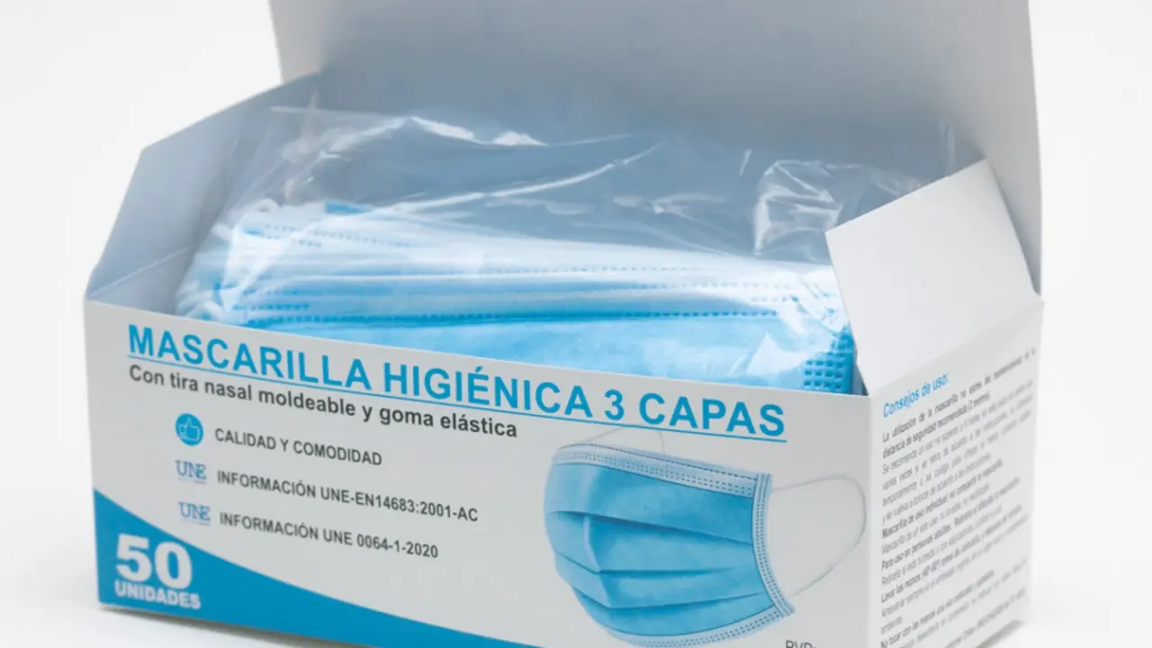 Pack de mascarillas. EFE