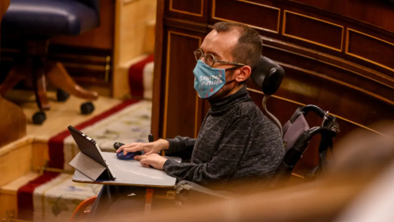Echenique, en el Congreso. EFE