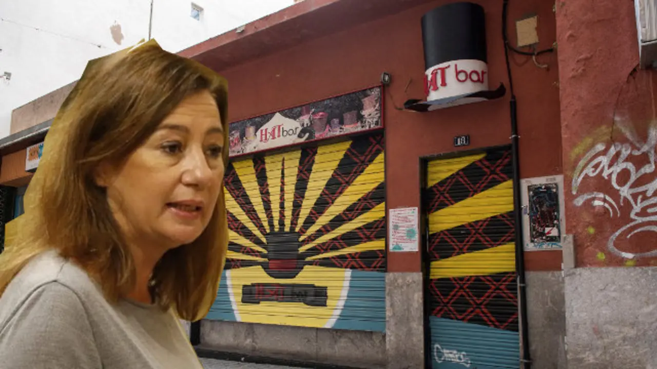 La presidenta balear, Armengol, fue sorprendida a las dos de la mañana en la terraza de un bar.EFE