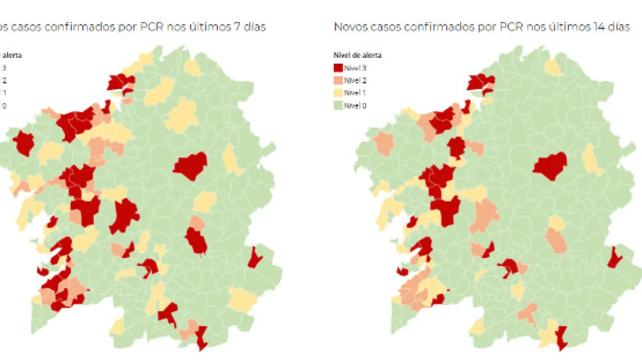 Mapa sem&aacute;foro deste domingo