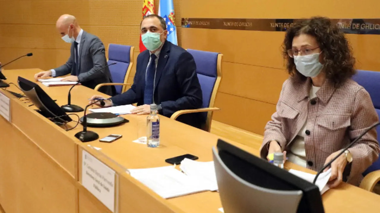 Rueda de prensa del comité clínico de Sanidade. XUNTA