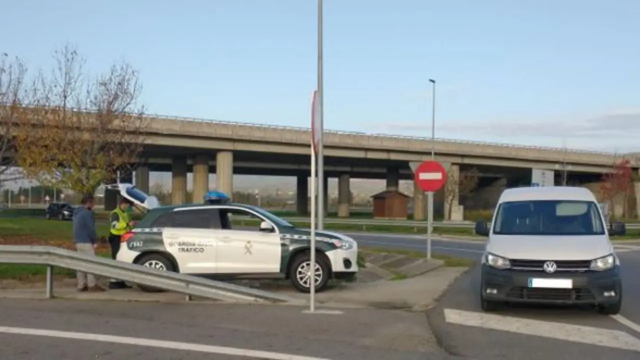 Control de la Guardia Civil. DP