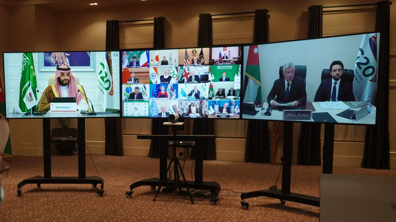 Cumbre telemática del G20. EFE