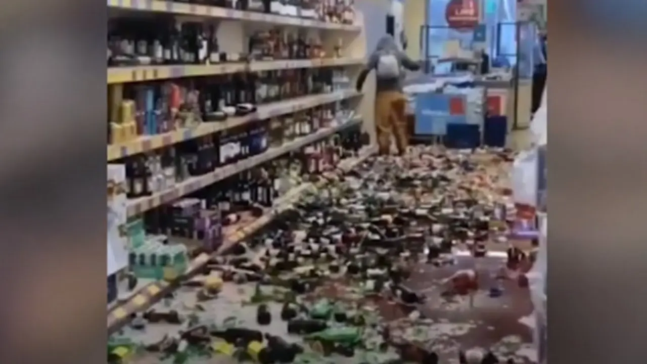 Interior del supermercado