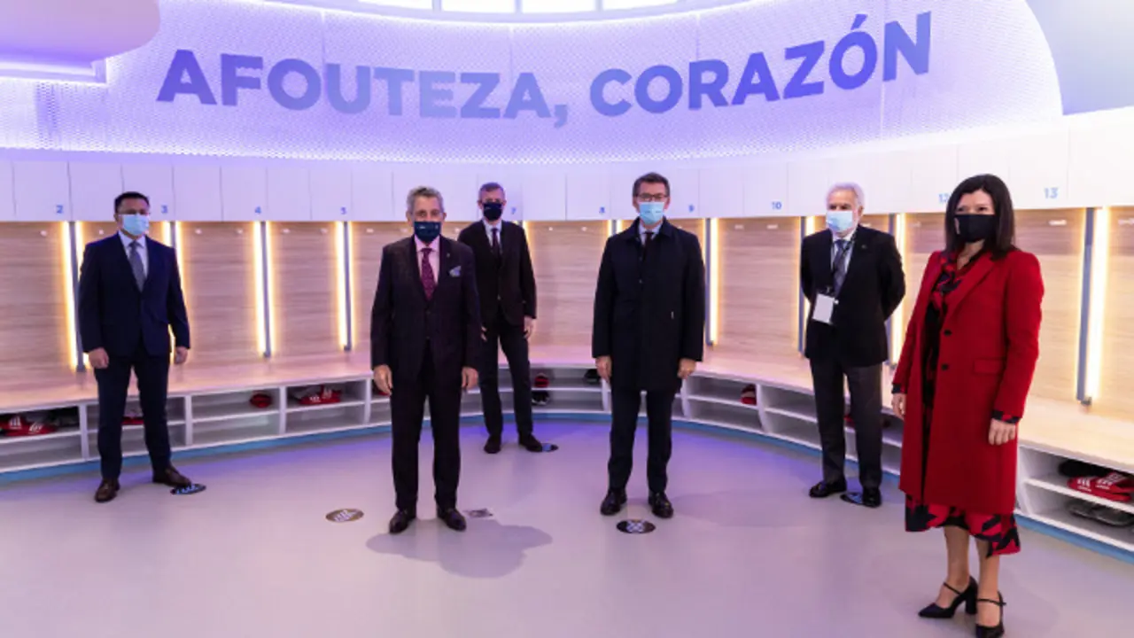 Inaguración de la primera fase de la ciudad deportiva del Celta en Mos. RC CELTA