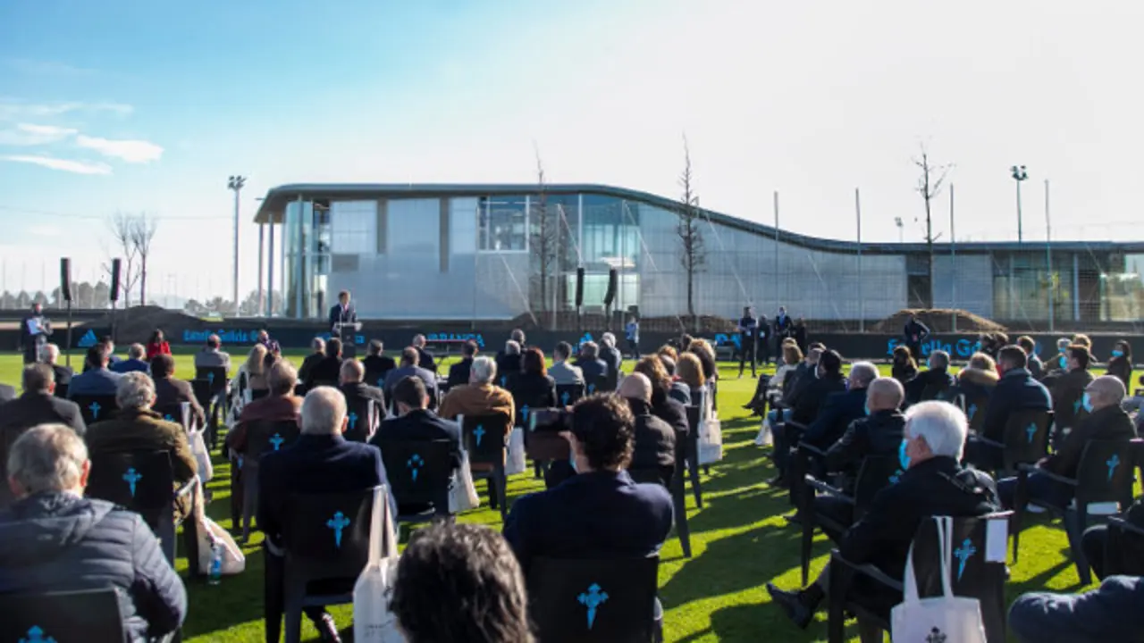 Feijóo, durante a súa comparecencia na inauguración de 'Afouteza'. CONCHI PAZ