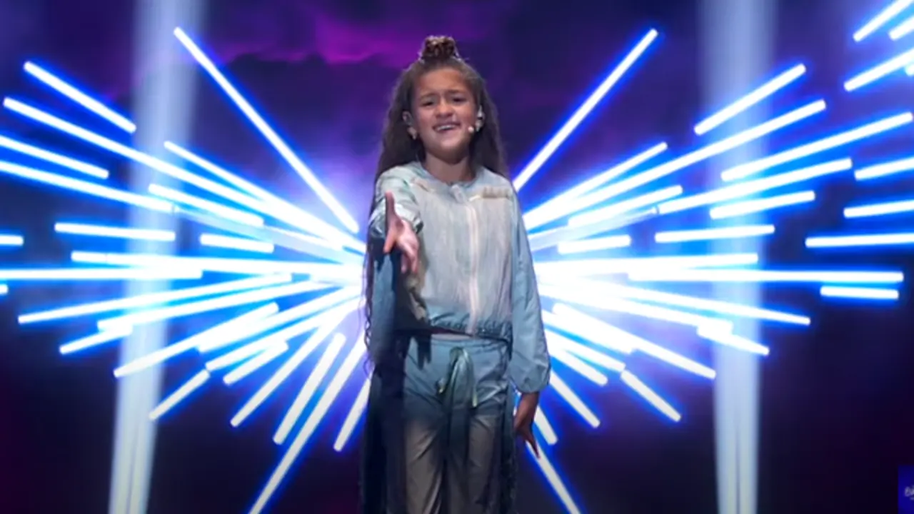 Actuación de Soleá en Eurovisión Junior. YOUTUBE