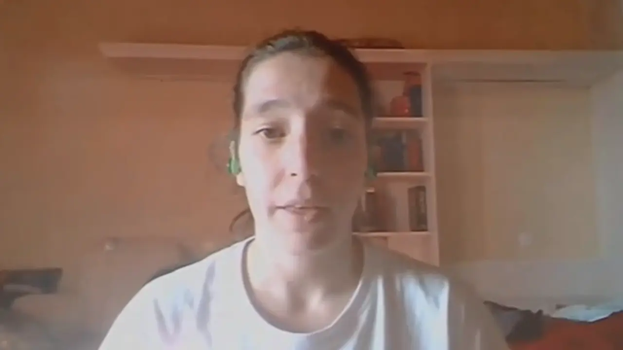 Dapena, durante la entrevista con TV3