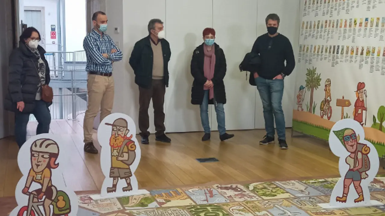 Inauguración da exposición sobre o Camiño en O Vello Cárcere. EP