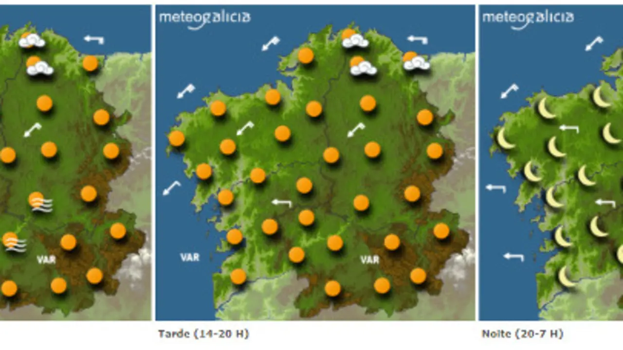 Previsión para este domingo. METEOGALICIA