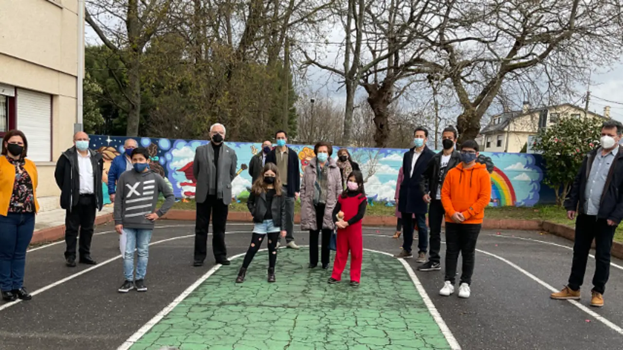 O acto da RAG celebrouse no CEIP de Sárdoma-Moledo en Vigo. RAG