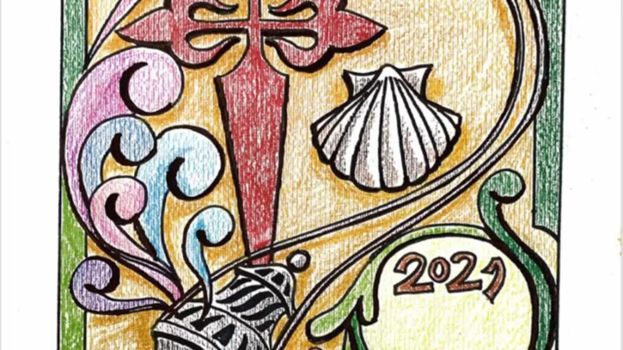 Diseño que tendrá la alfombra, elegido entre sesenta. EP