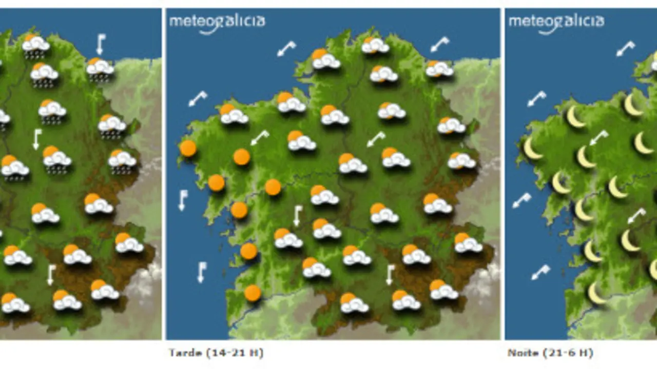 Previsi&oacute;n para este domingo. METEOGALICIA
