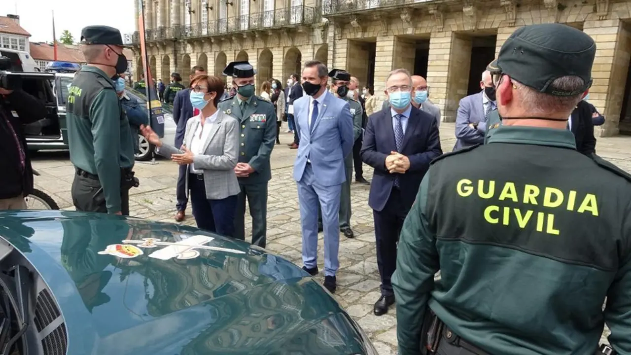 Acto de presentaci&oacute;n do dispositivo de seguridade. GUARDIA CIVIL