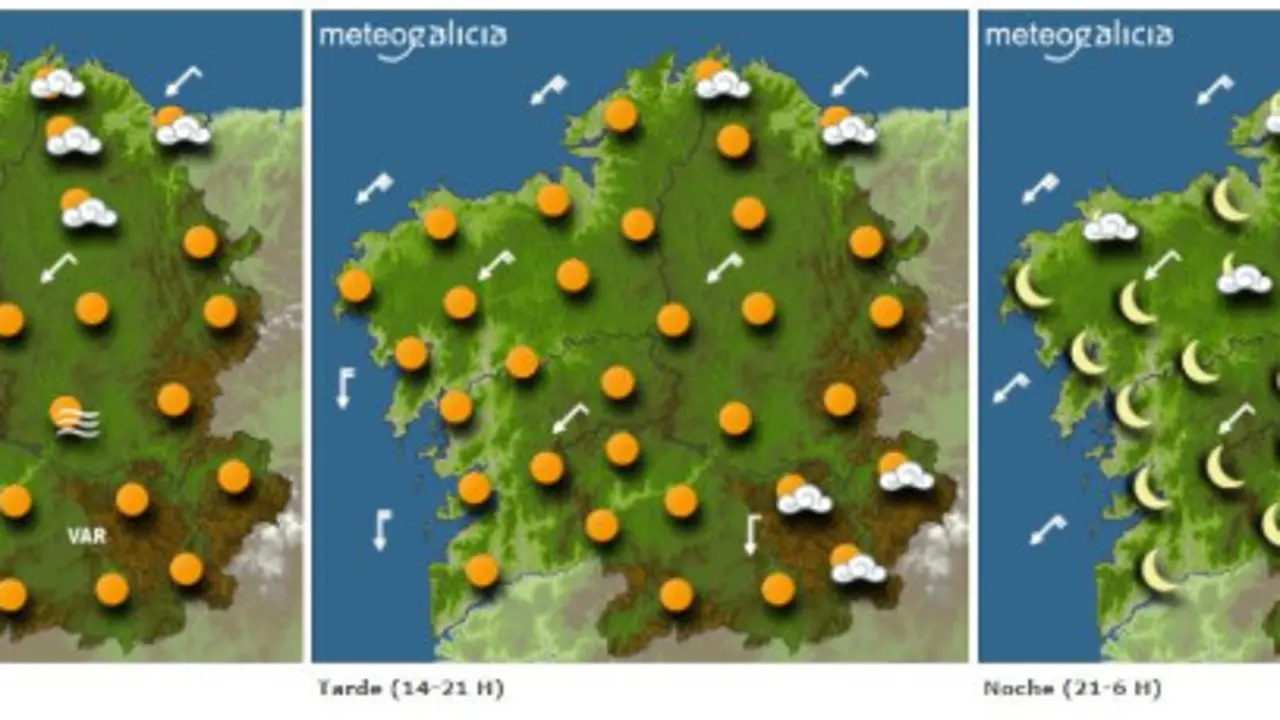 Previsi&oacute;n para este xoves. METEOGALICIA