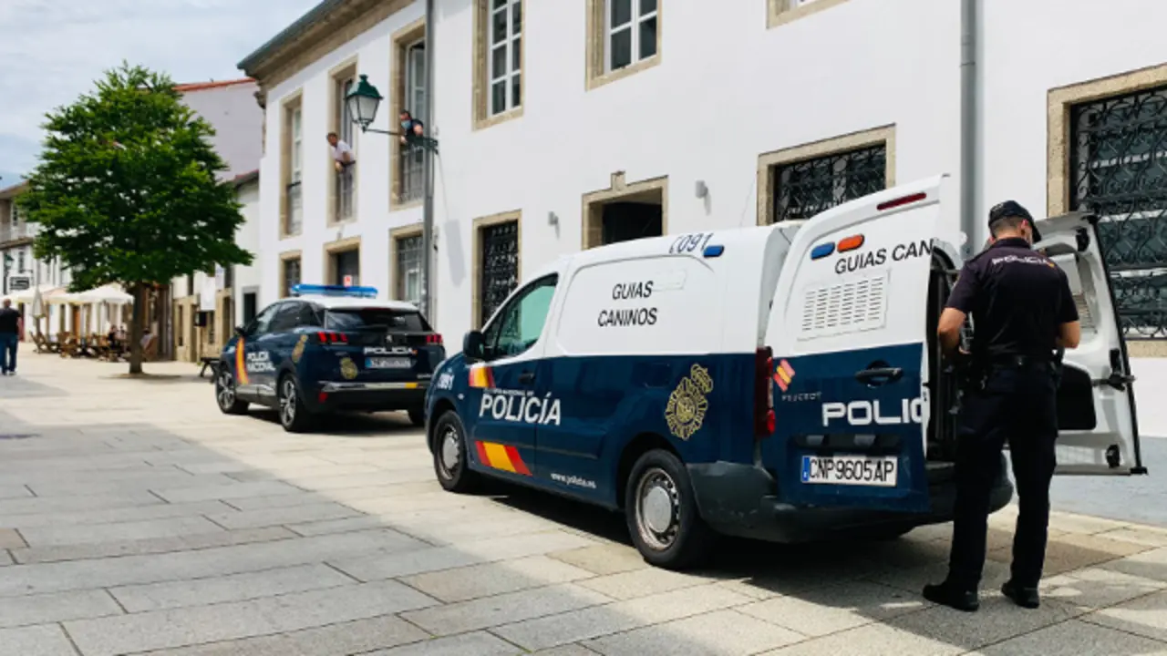 Unidad canina en Santiago. EP