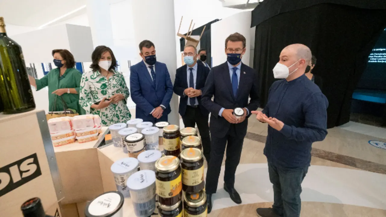 Inauguración de la exposición 'Galicia Futura'. DAVID CABEZÓN