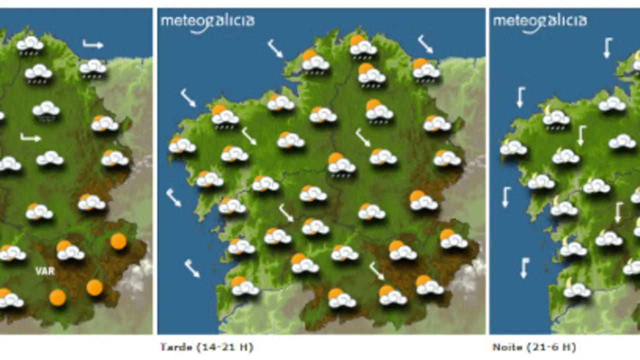Previsión para este venres. METEOGALICIA