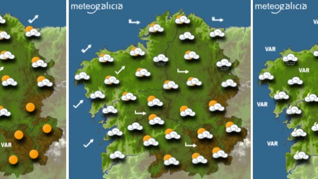 Previsión do tempo para este sábado. METEOGALICIA