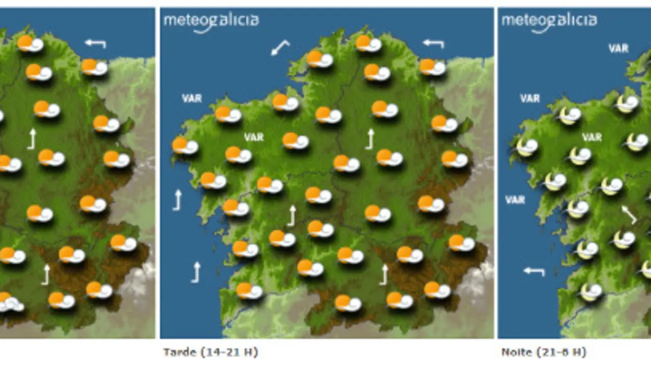 Previsión para este domingo. METEOGALICIA