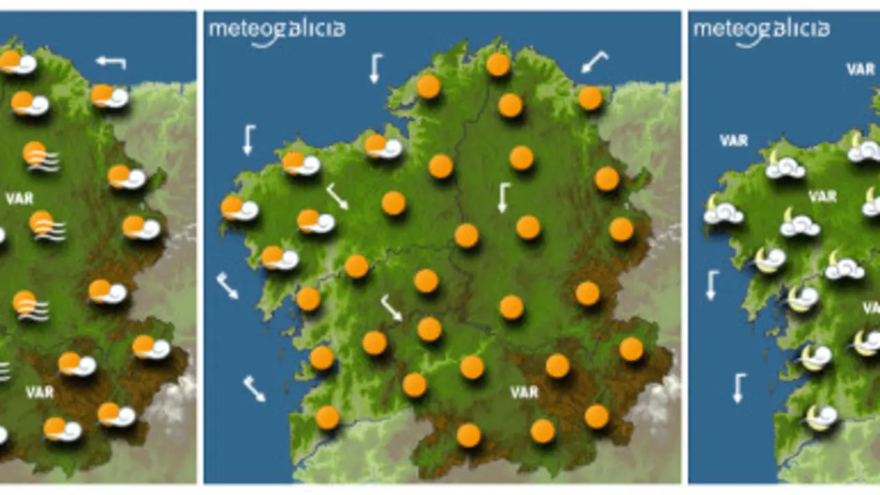 Previsión para este xoves. METEOGALICIA