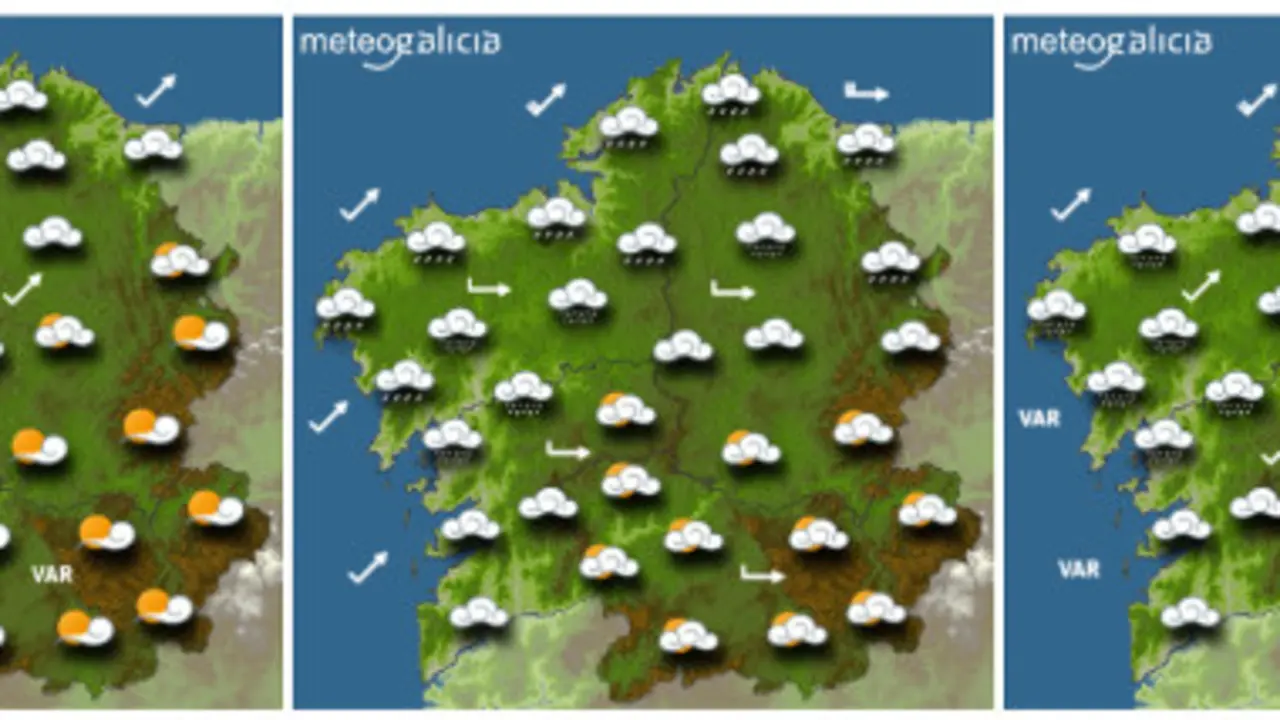 Previsión para este venres. METEOGALICIA
