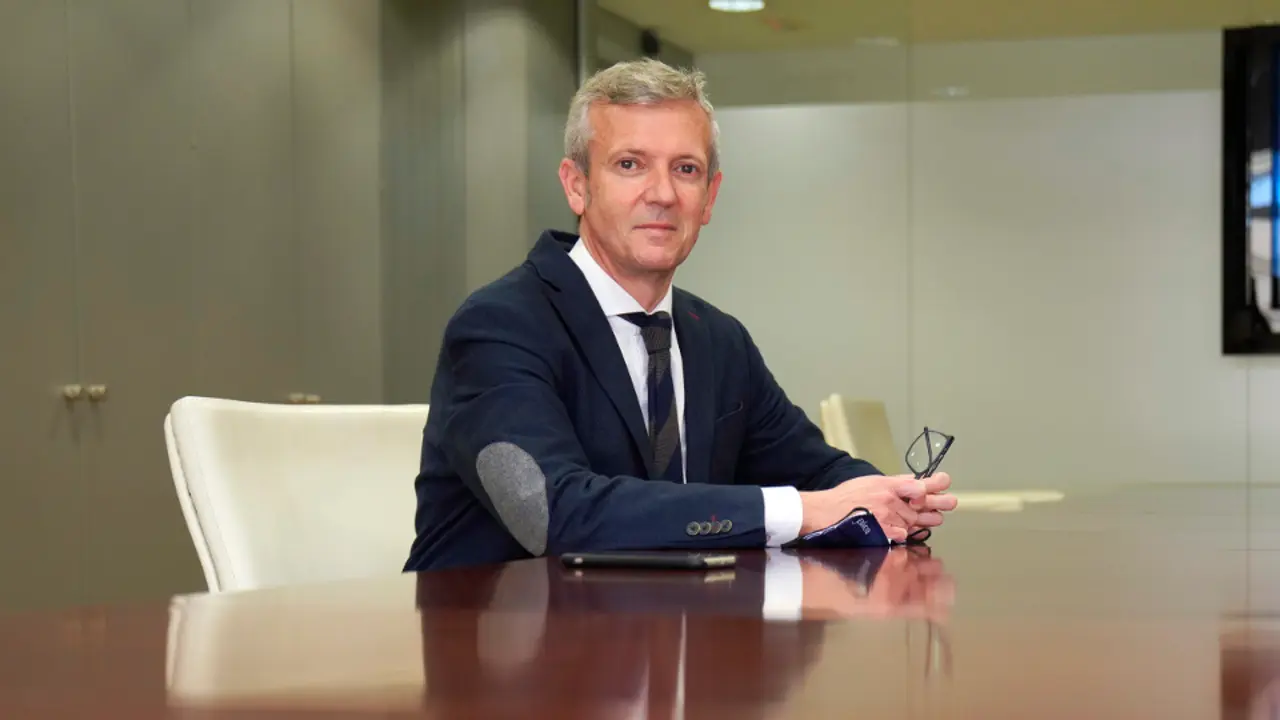 El vicepresidente primero de la Xunta de Galicia, Alfonso Rueda. &Aacute;LVARO BALLESTEROS (EUROPA PRESS)