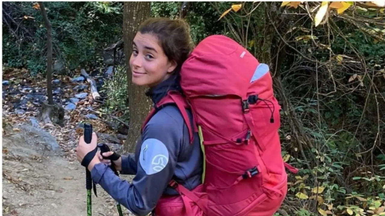 Carlota Valenzuela, que peregrina desde Fisterra hasta Jerusalén. EP