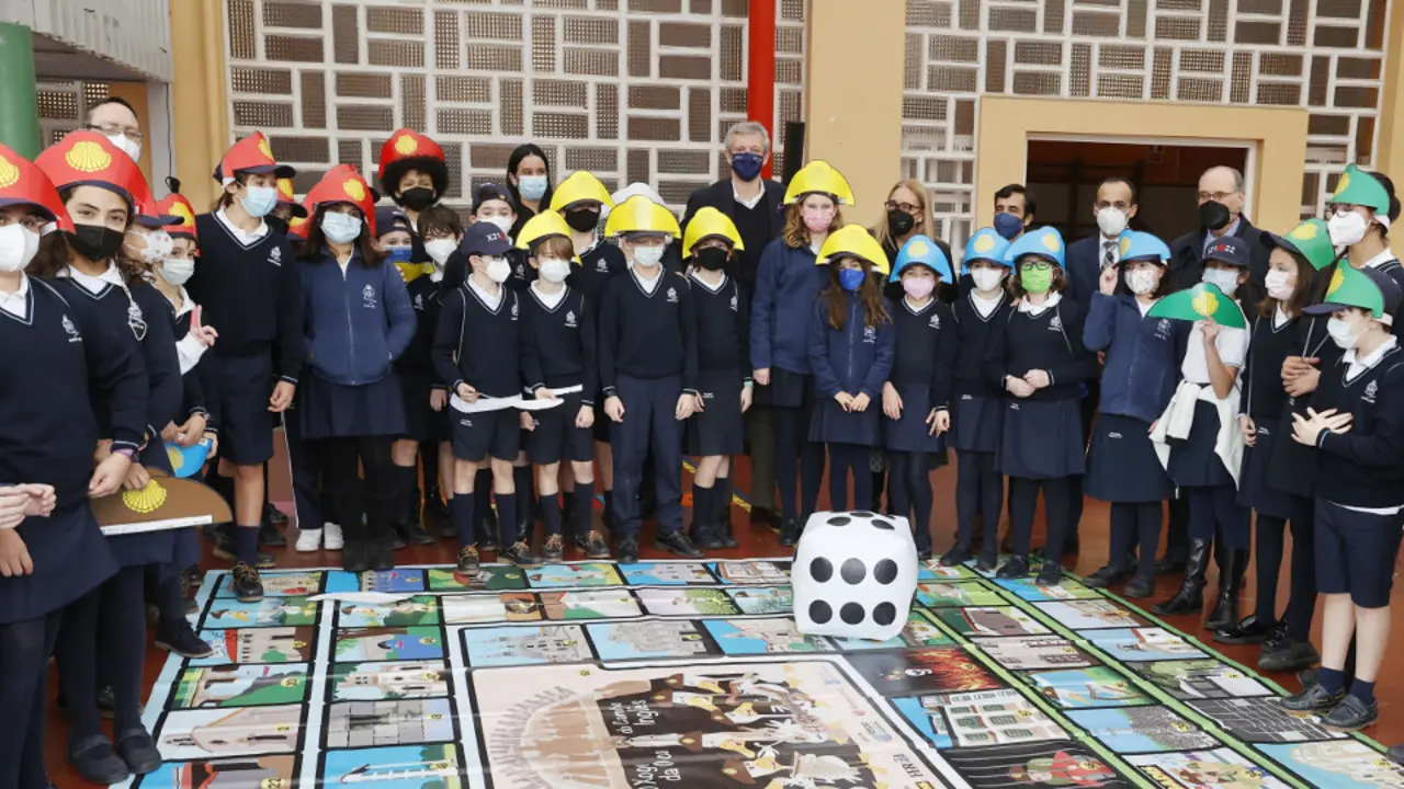 Visita de Alfonso Rueda a un centro educativo de Ferrol. XUNTA DE GALICIA
